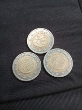3 rare 2 euro coins stickman